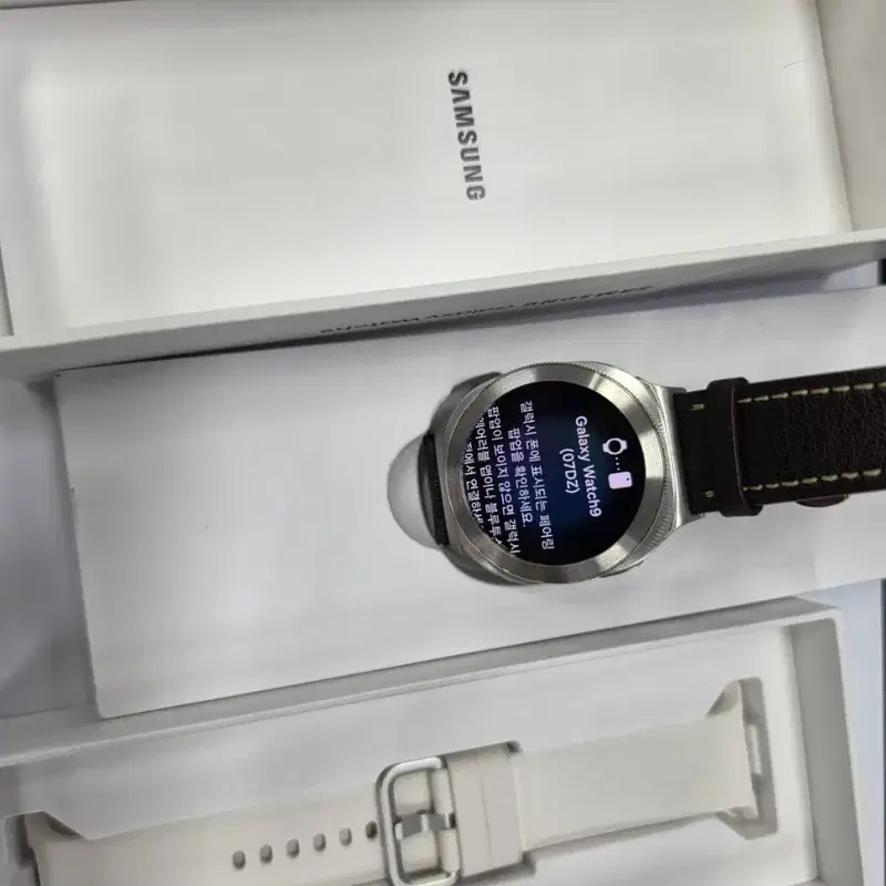 갤럭시워치9 40mm 크림 (사용 20일 안됨) 커스텀 포함