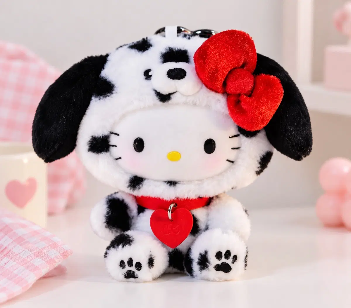 탑토이 헬로키티 강아지 파티 달마시안 인형
