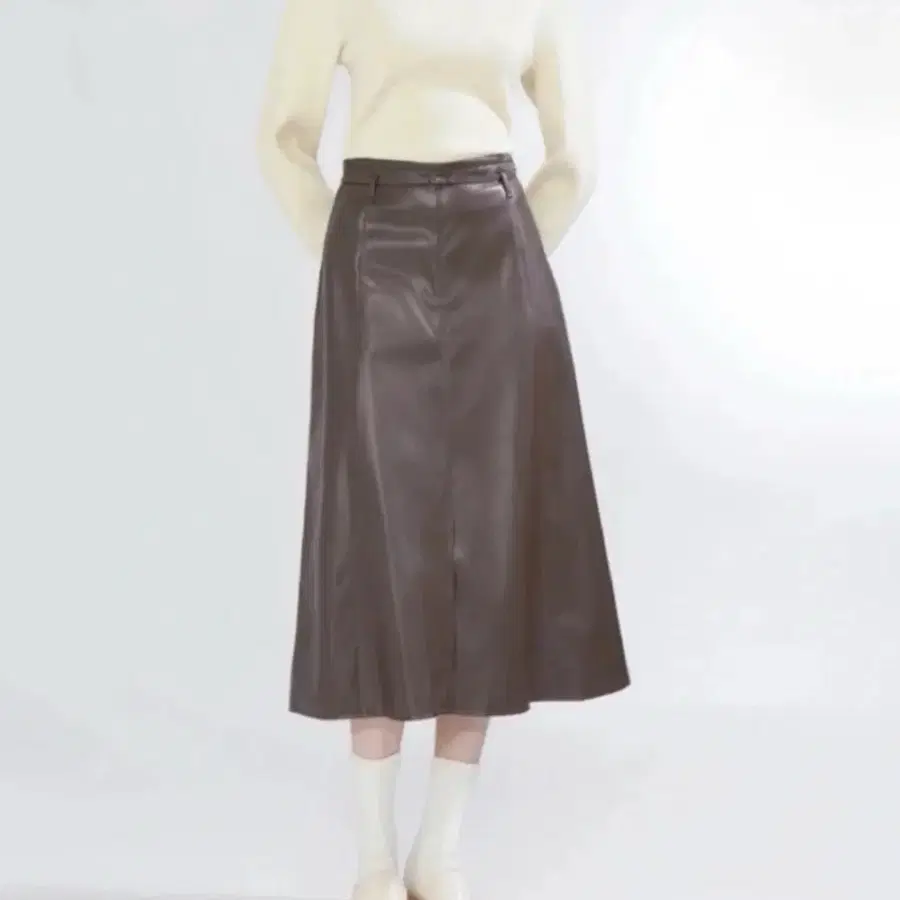 리스트 벨트 레더스커트(새상품)