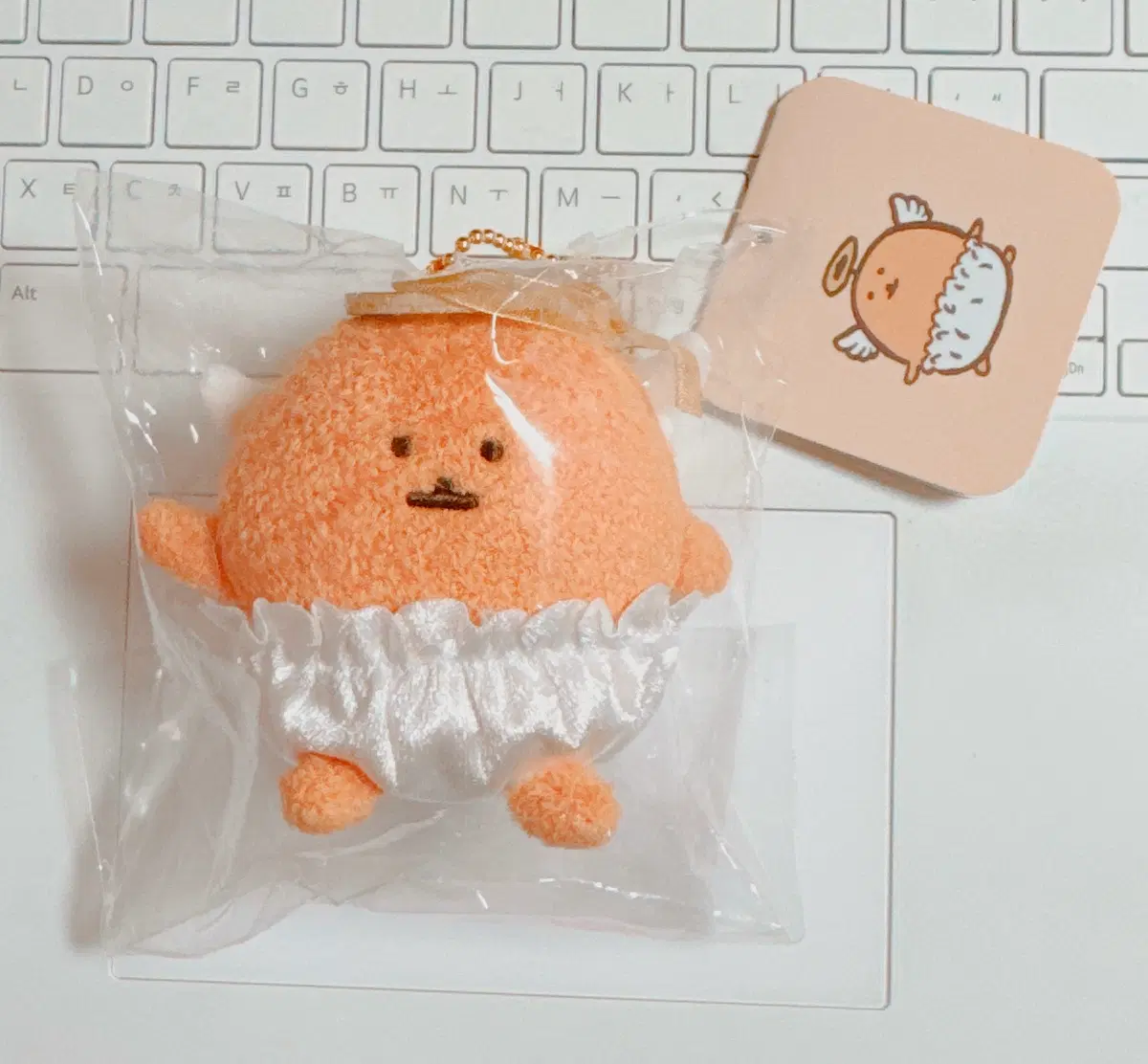 미개봉) 농담곰 천사 고로케 마스코트 인형 키링