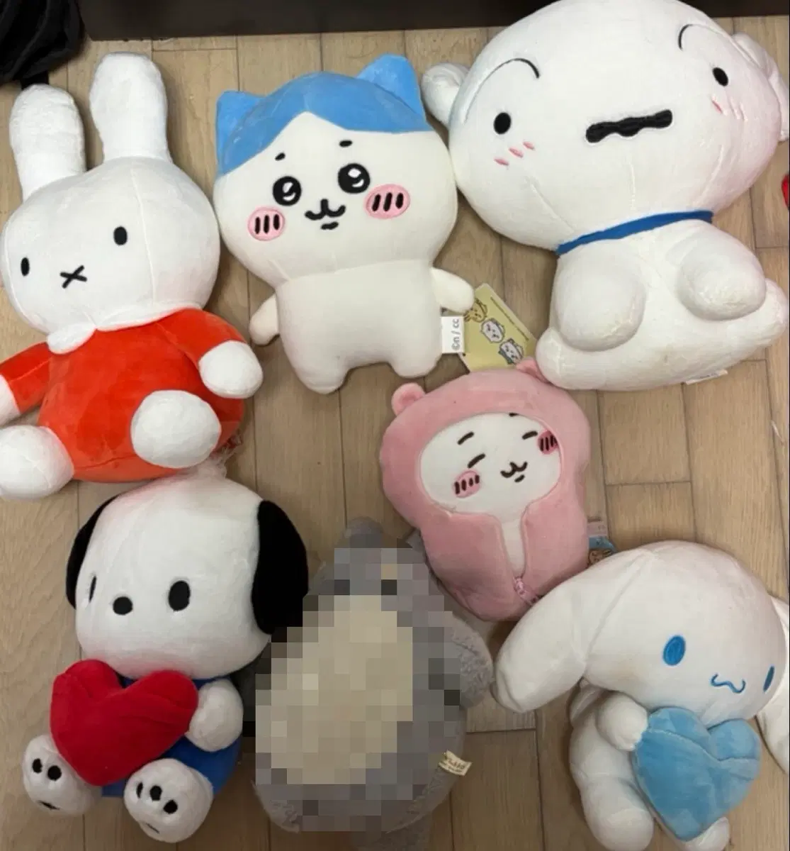 미피 치이카와 시나모롤 흰둥이 하치와레 인형 일괄 만원