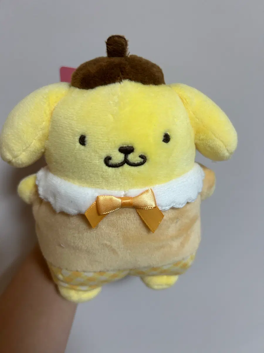 폼폼푸린 체크바지 인형 (택o)