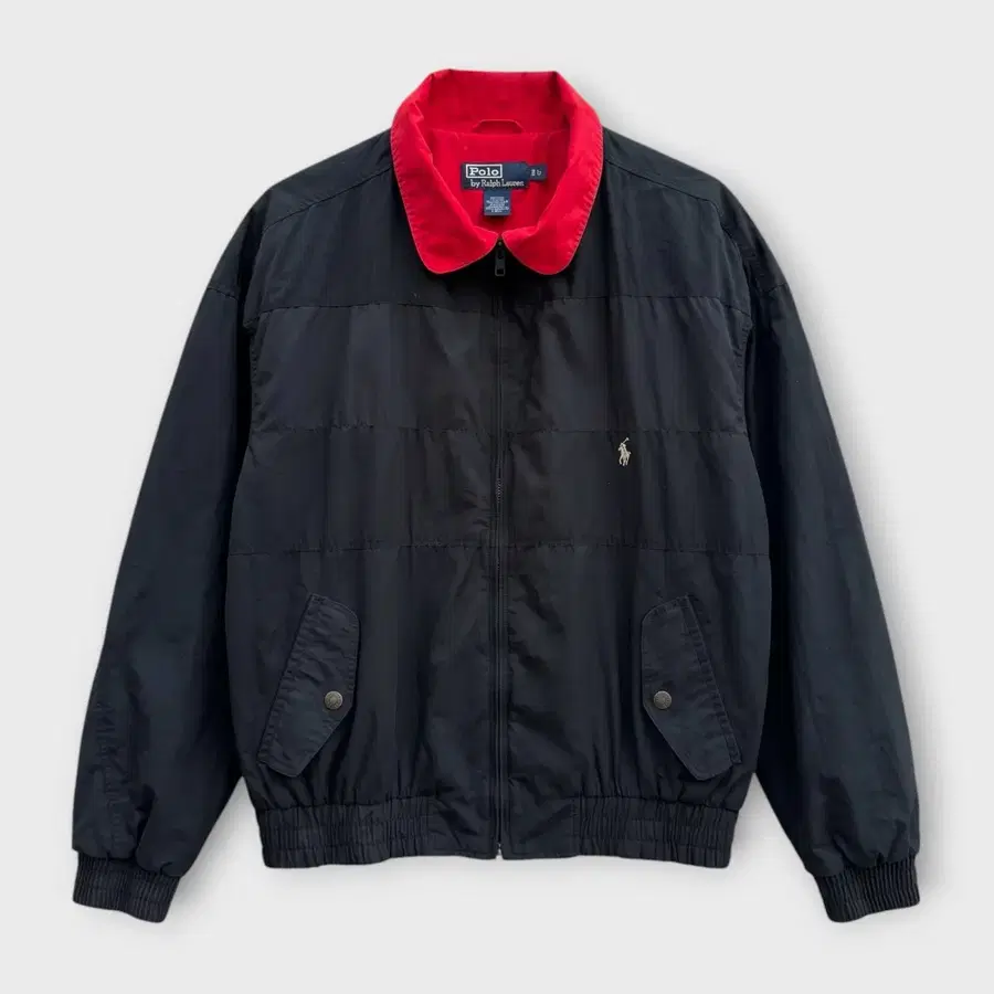 XL/ 폴로랄프로렌 1990AW 포니자수 블루종 집업
