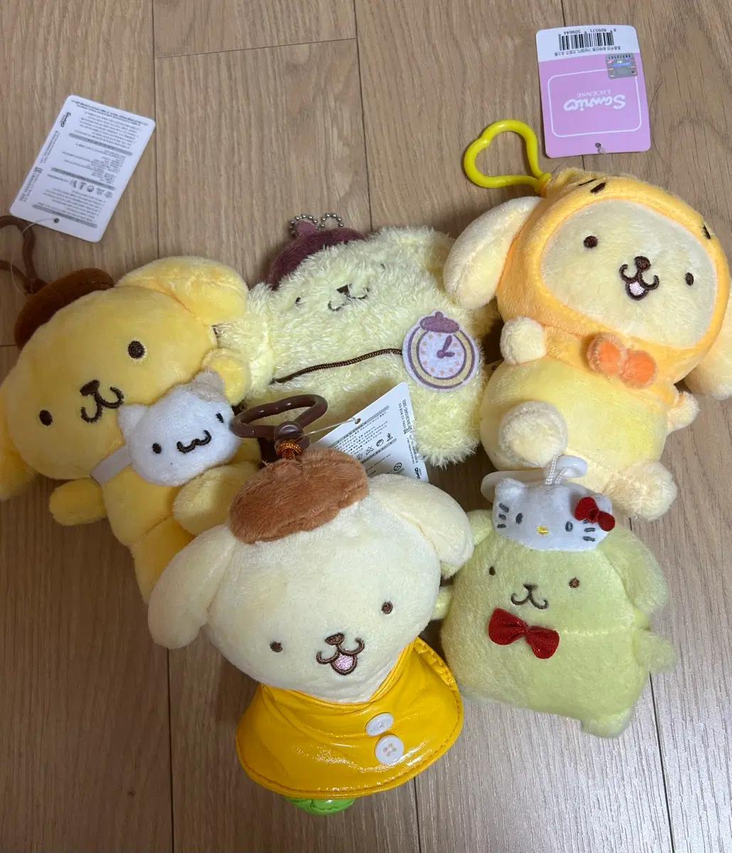 폼폼푸린 인형들 일괄 (1,2달라요)