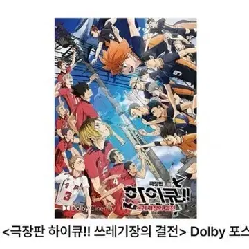 하이큐 돌비 시네마 포스터