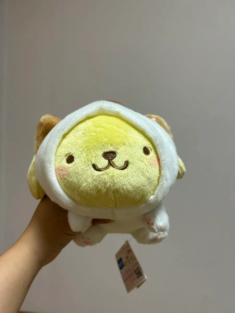 강아지 폼폼푸린인형 (택o)