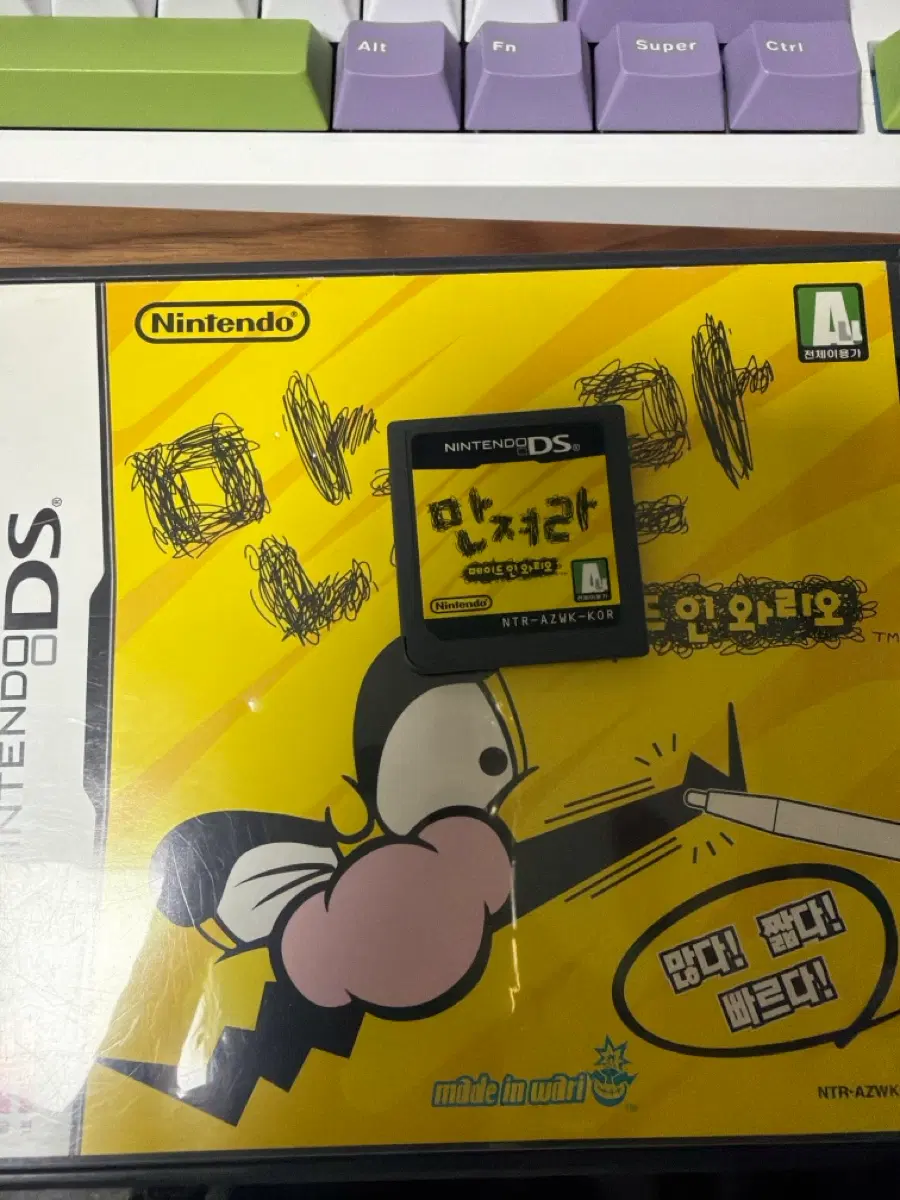 닌텐도 DS 메이드 인 와리오 팝니다.