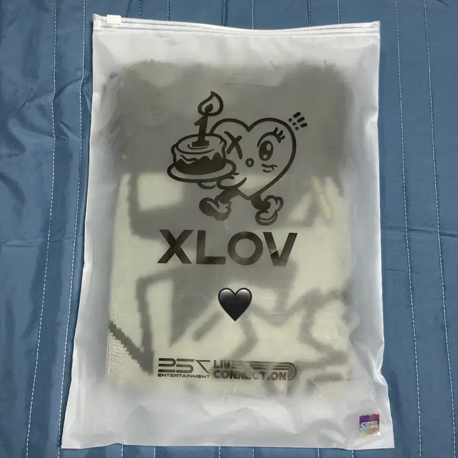 엑스러브 XLOV 슬로건 머플러 팬콘 엠디 굿즈 미개봉