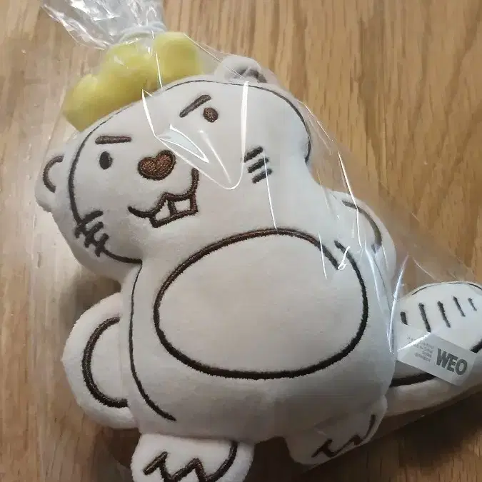 생명 정석준T 굿즈 건들비버 인형 키링