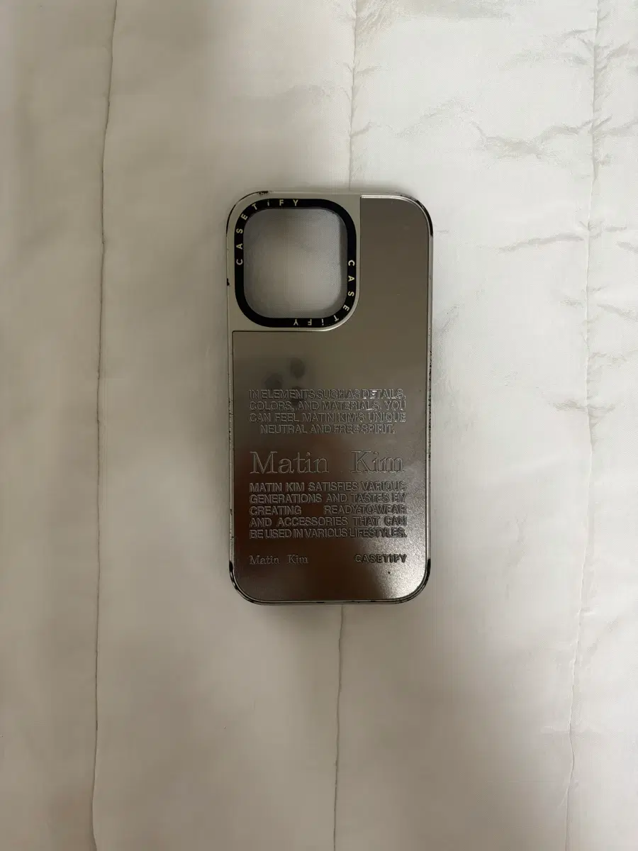 (정품) (한정판) 케이스티파이x마뗑킴 콜라보 케이스 14pro