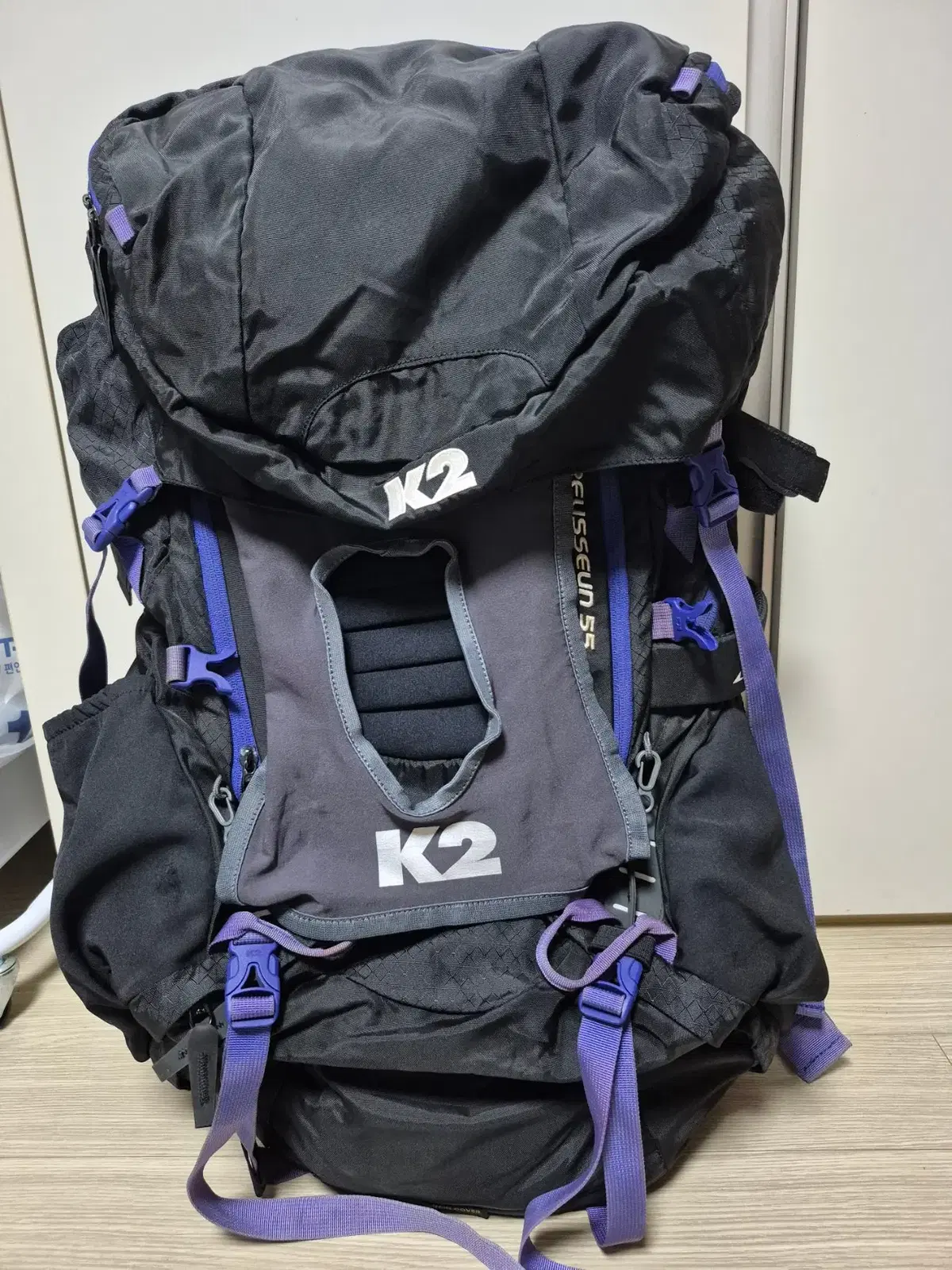 K2 정품 등산배낭 여행가방 55리터 판매합니다