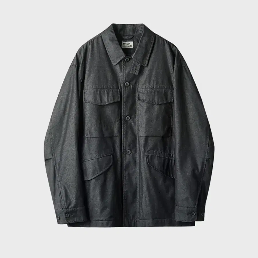[2사이즈] 러프사이드 BDU Jacket Black Denim 팝니다.