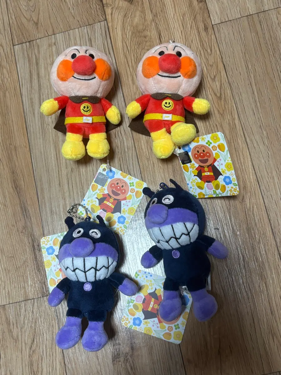 호빵맨 앙팡맨 세균맨 인형 키링