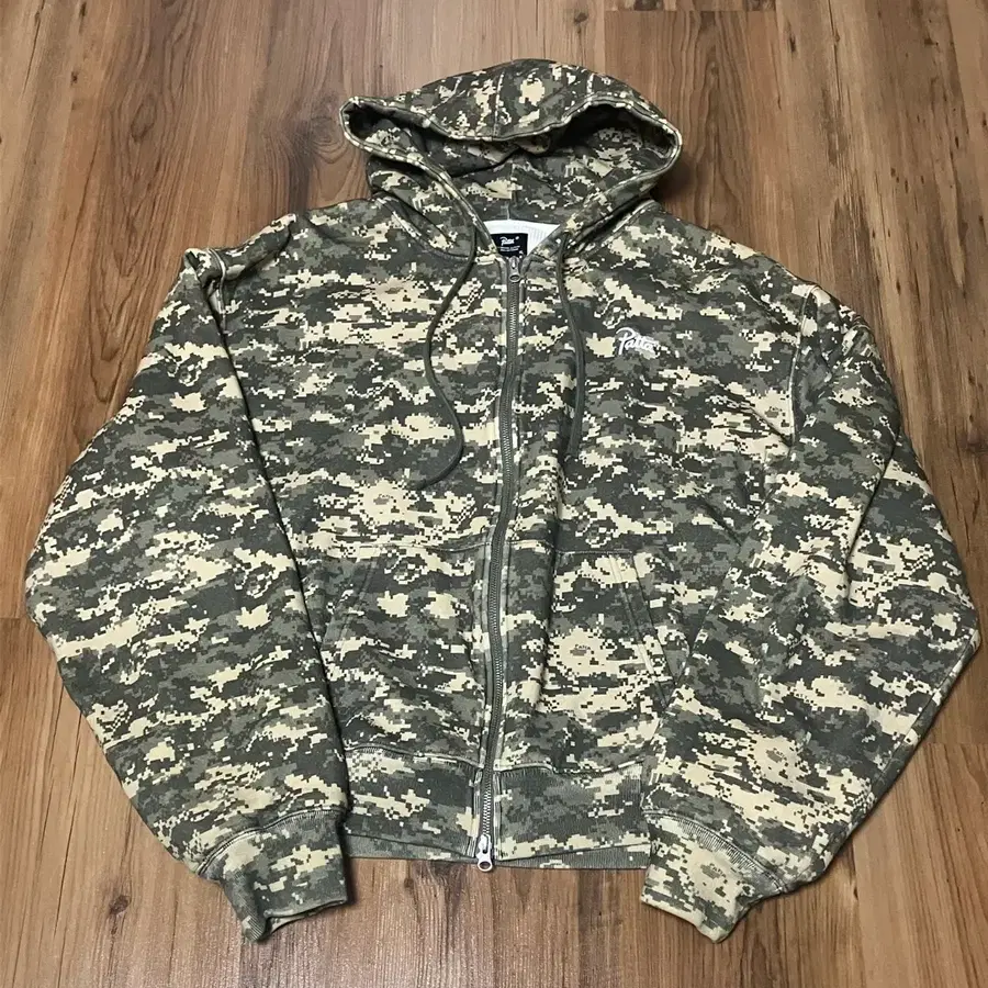 파타 patta 디지털 카모 써멀 후디 집업 XL thermal camo