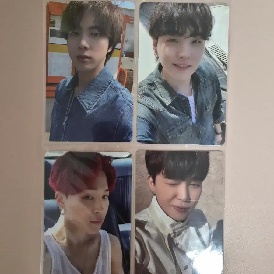 방탄소년단 버터 프루프 위버스샵 특전 포카 틴케이스
