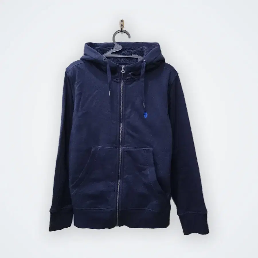 [L] U.S. POLO ASSN. 후드 집업 네이비
