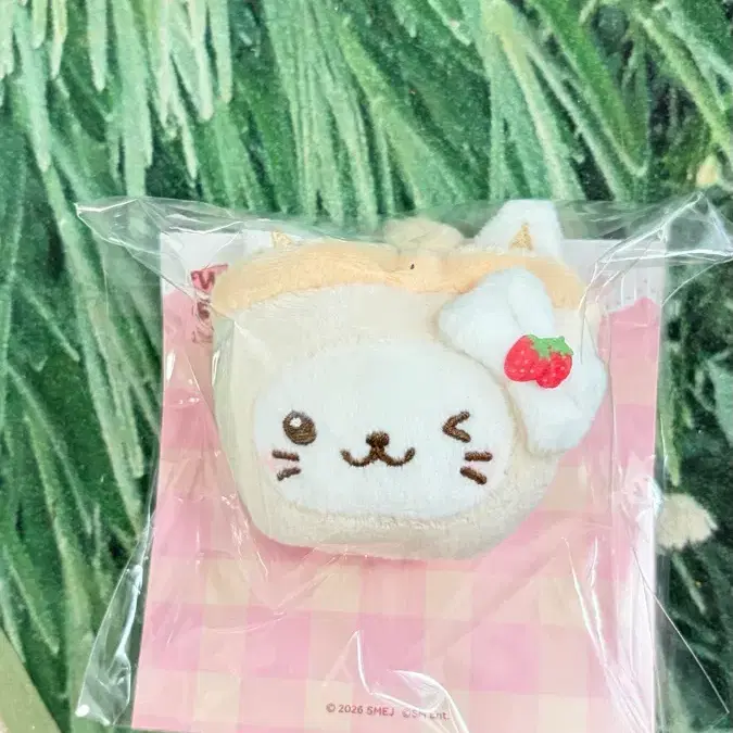 버블냥 딸기 뱃지