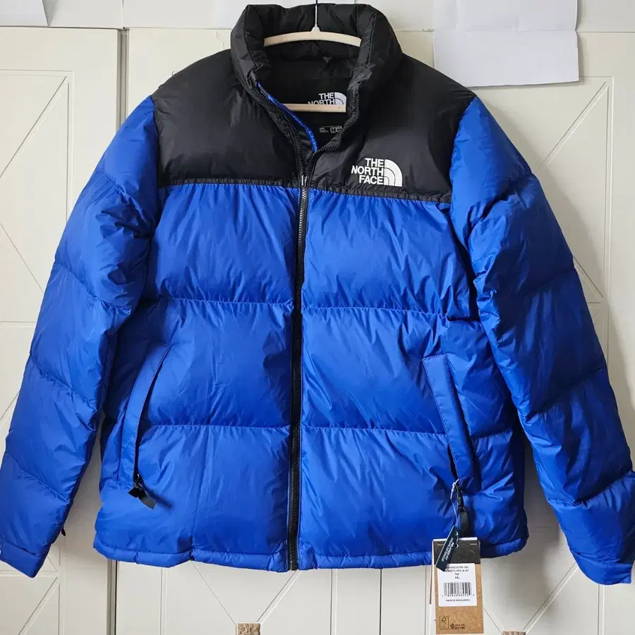 노스페이스 눕시 패딩점퍼 700 블루/블랙 XXL