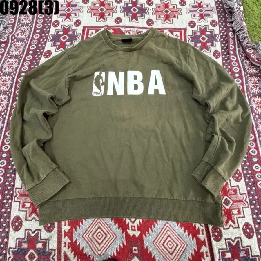 NBA 맨투맨 카키색 2XL 9/28