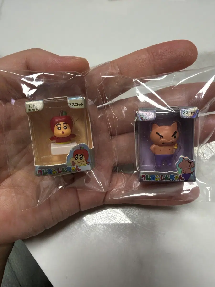 잔둔 짱구 쌀알 피규어 사과 부리부리 일괄