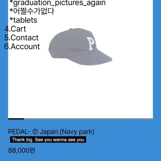 테프스토어즈(M) PEDAL- Japan (Navy park)