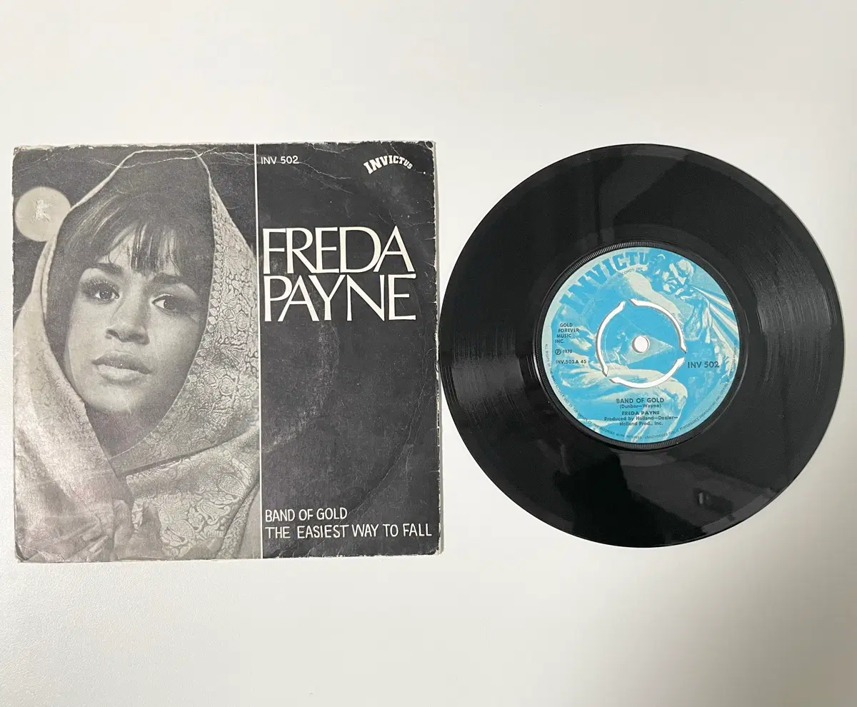바이닐 Freda Payne 노르웨이 초판 7인치 Band Of Gold