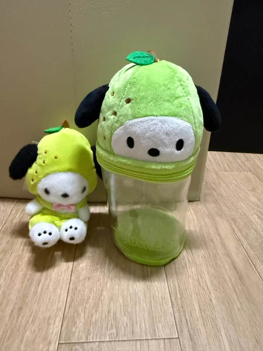 산리오 포차코 과일 시리즈 인형, 케이스 세트