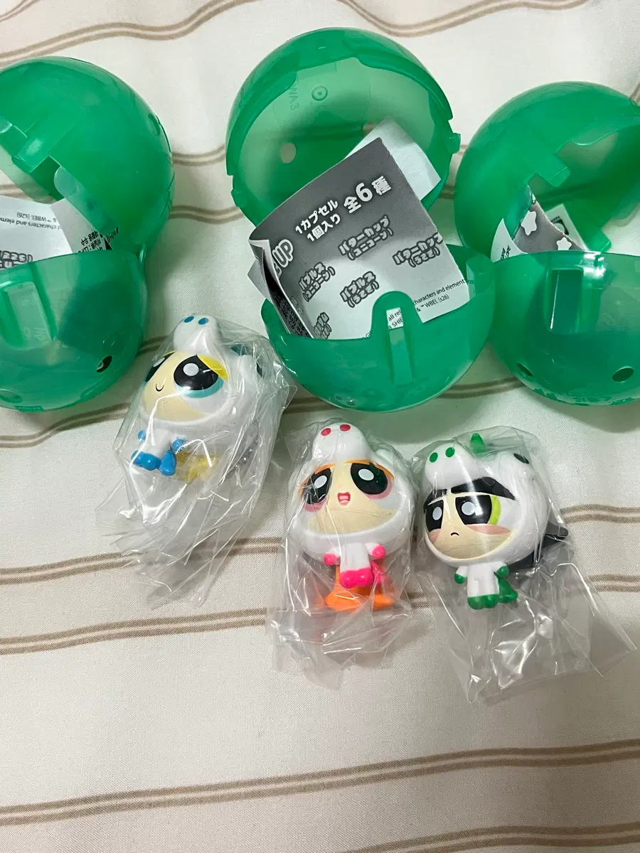 파워퍼프걸 가챠 키링 일괄 판매