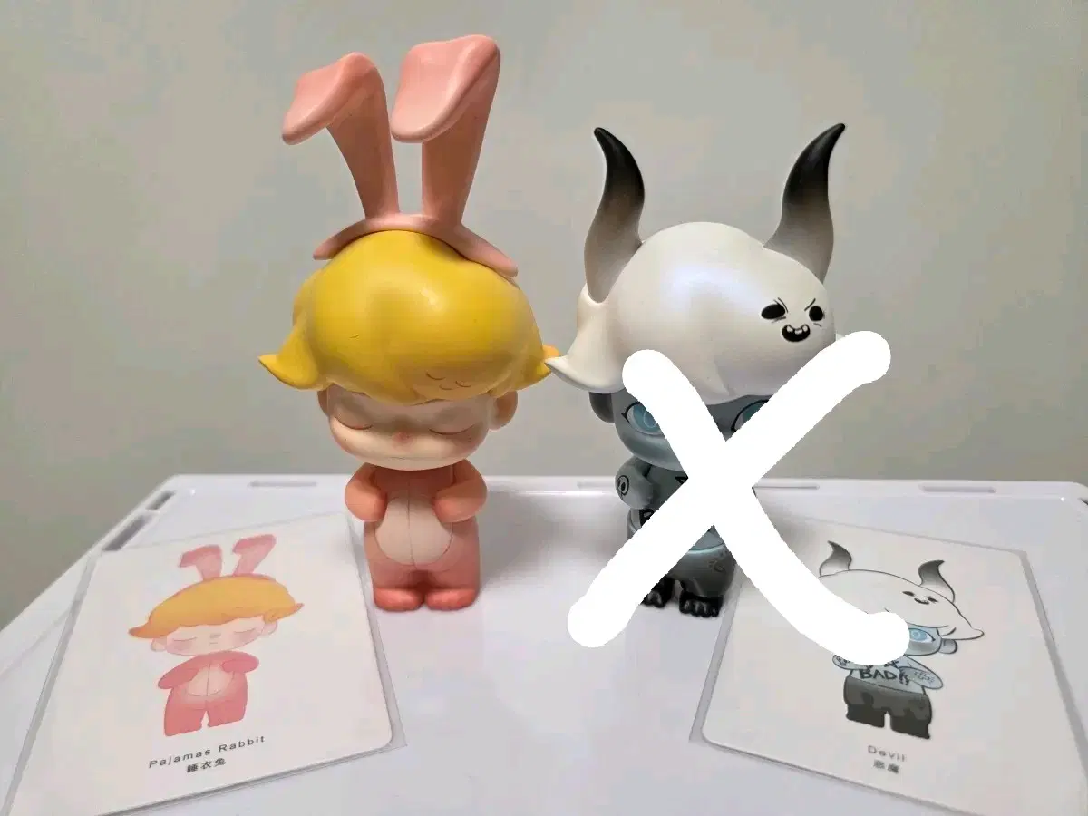 팝마트 디무 레트로 시리즈 피규어_파자마 토끼