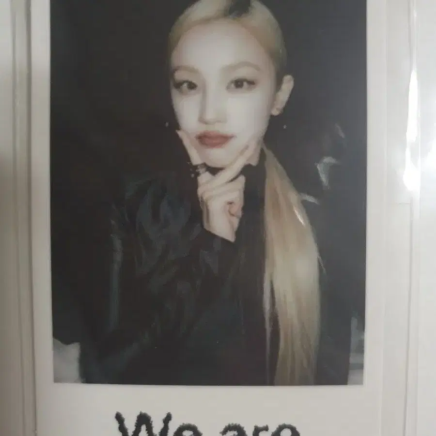 아이들 우기 미니8집 WE ARE 위버스샵 특전 미공포