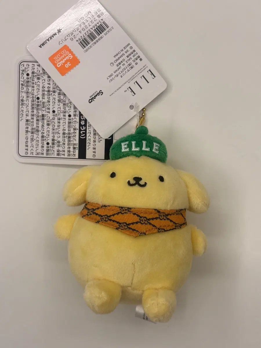 산리오 폼폼푸린 ELLE 마스코트 미사용