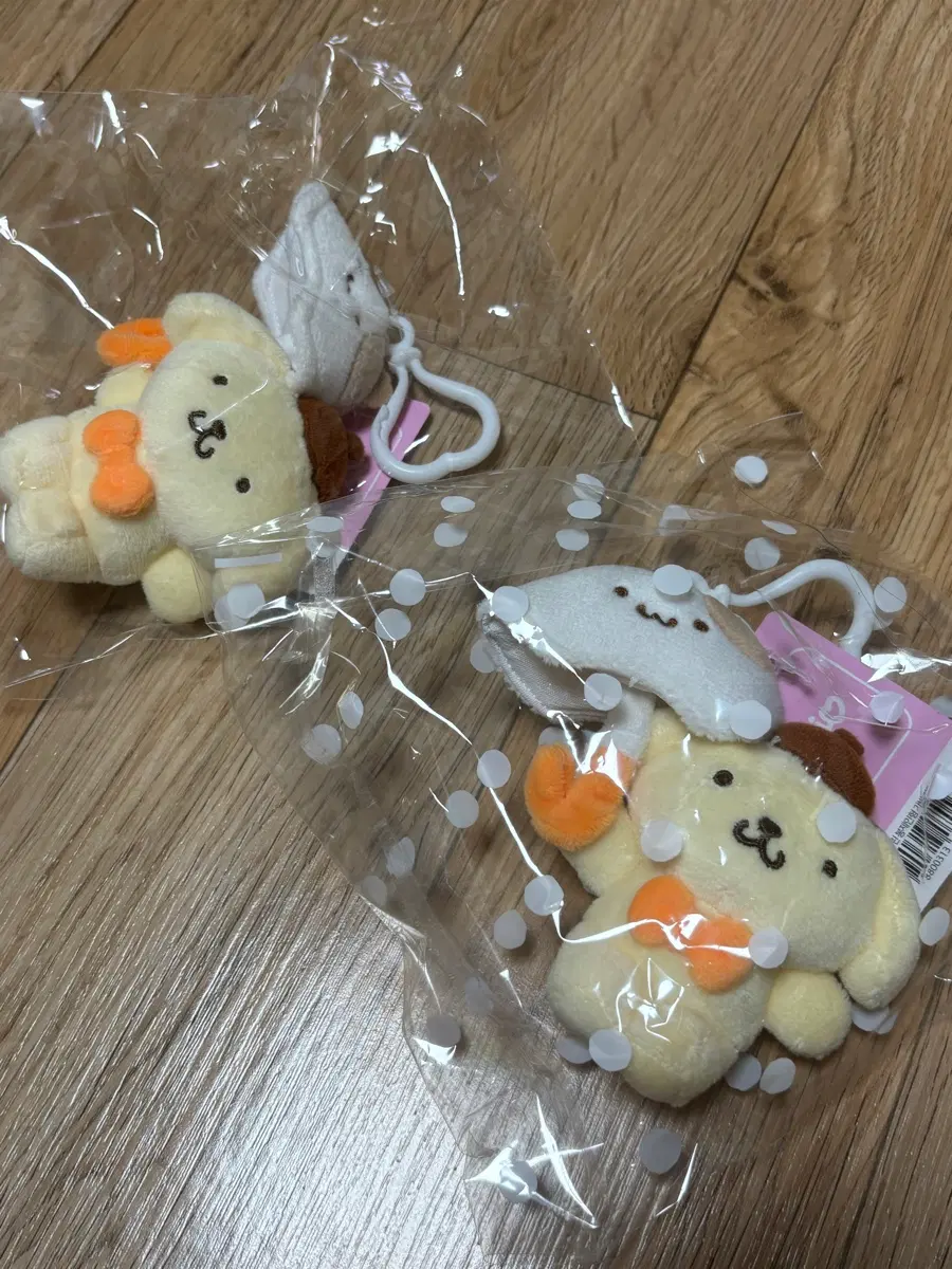 폼폼푸린 우산 인형 키링 새상품