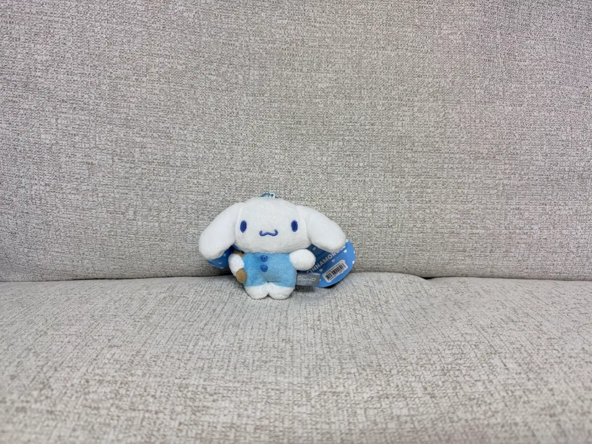 정품 산리오 시나모롤 보따리 10cm 키링 인형 가방고리