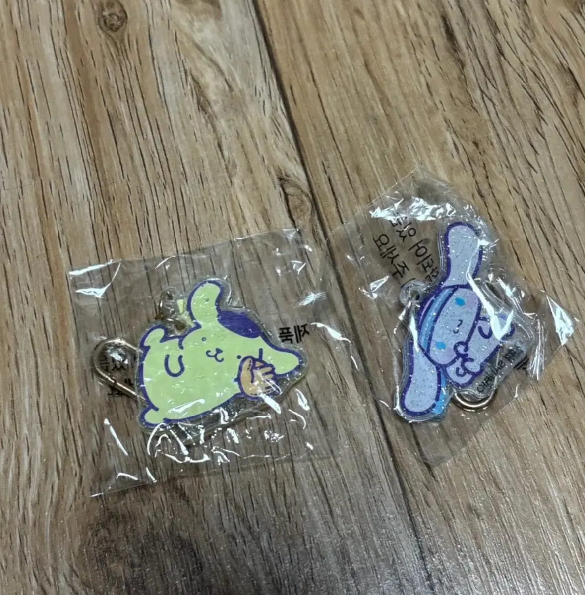 산리오 폼폼푸린 시나모롤 키링 일괄