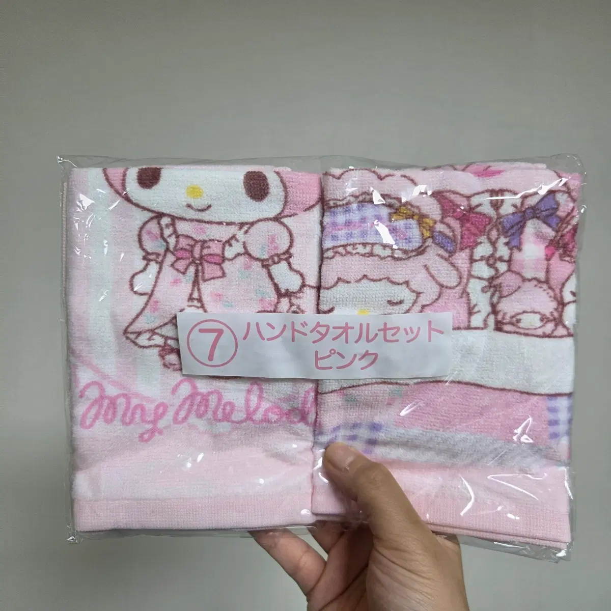 빈티지 토이 장난감 일본 마스코트 고전 만화 인형 피규어 굿즈 산리오 마이멜로디 핸드타월 손수건