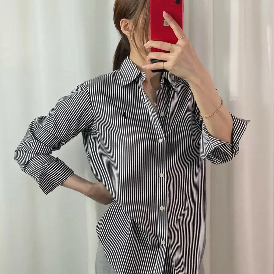 폴로 스트라이프 셔츠