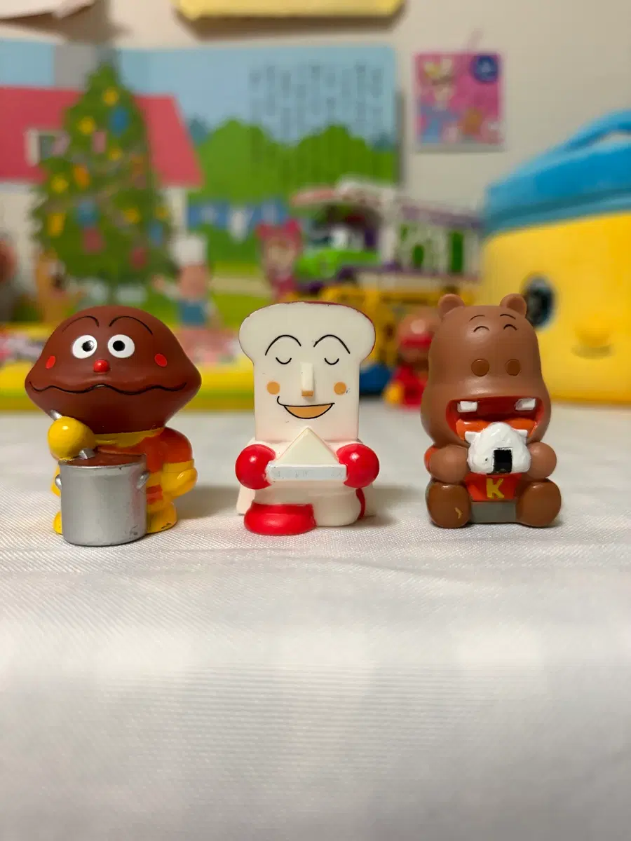 카레빵맨 식빵맨 하봉이 손가락피규어 세트