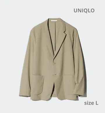 1회 착용만 UNIQLO 테일러드 자켓 475039 베이지 완판템