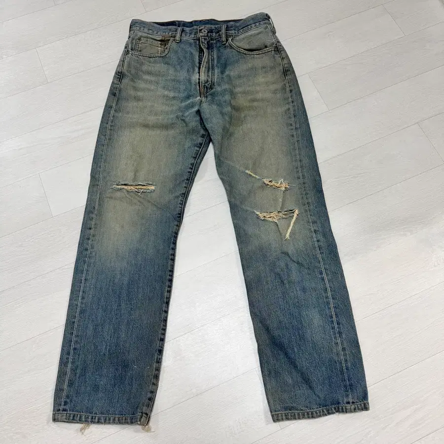 90's Levis 502xx Big E 셀비지 데님 팬츠(34)