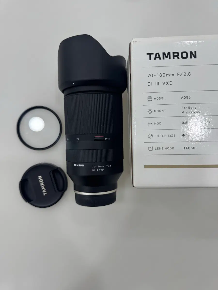 탐론 70-180mm F2.8 Di III VXD g1 렌즈 + kenko 필터