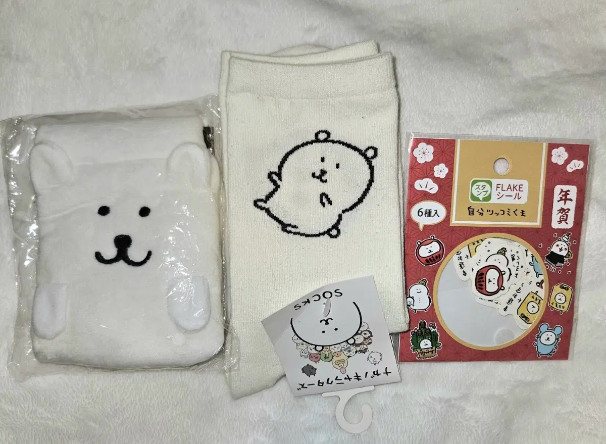 농담곰 파우치+양말+스티커