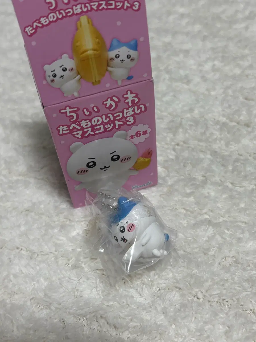 치이카와 타베모노 먹거리 키링 하치와레
