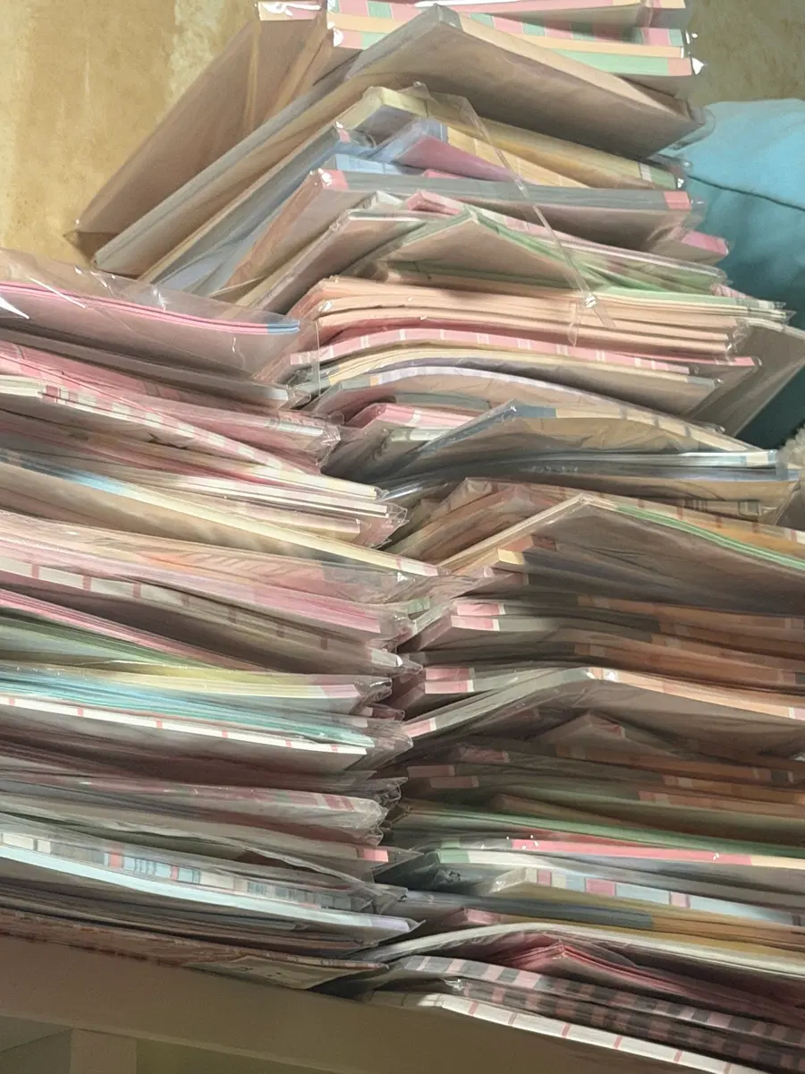 포장용품 포용 랩핑지 믹스 100장 50장