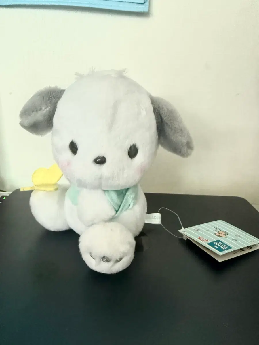 산리오 포차코 파스텔 나비 인형