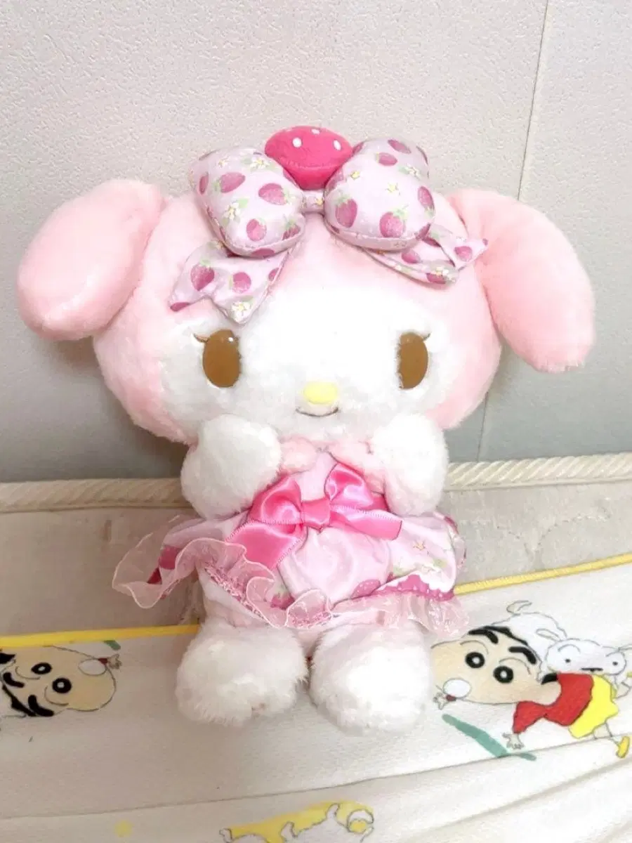 (구해요)마이멜로디 딸기 인형 고전 산리오