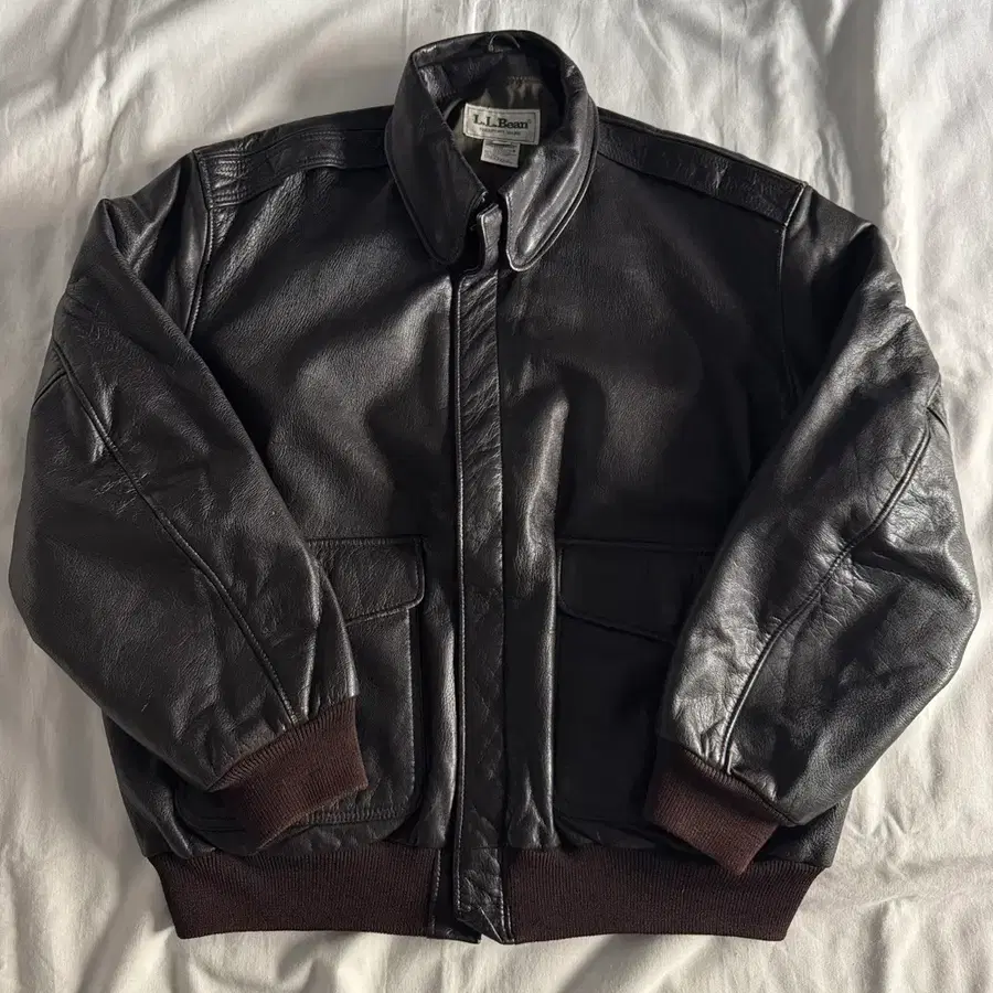 [XL] 80-90s USA 엘엘빈 ll bean A2 레더 자켓