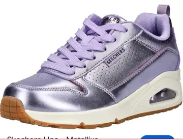 SKECHERS Uno-Metallixs 스니커즈 부츠 메탈릭 퍼플