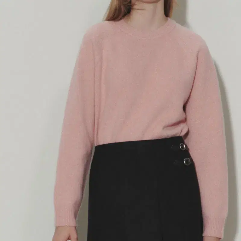 던스트 Dunst unisex shaggy dog sweater pink