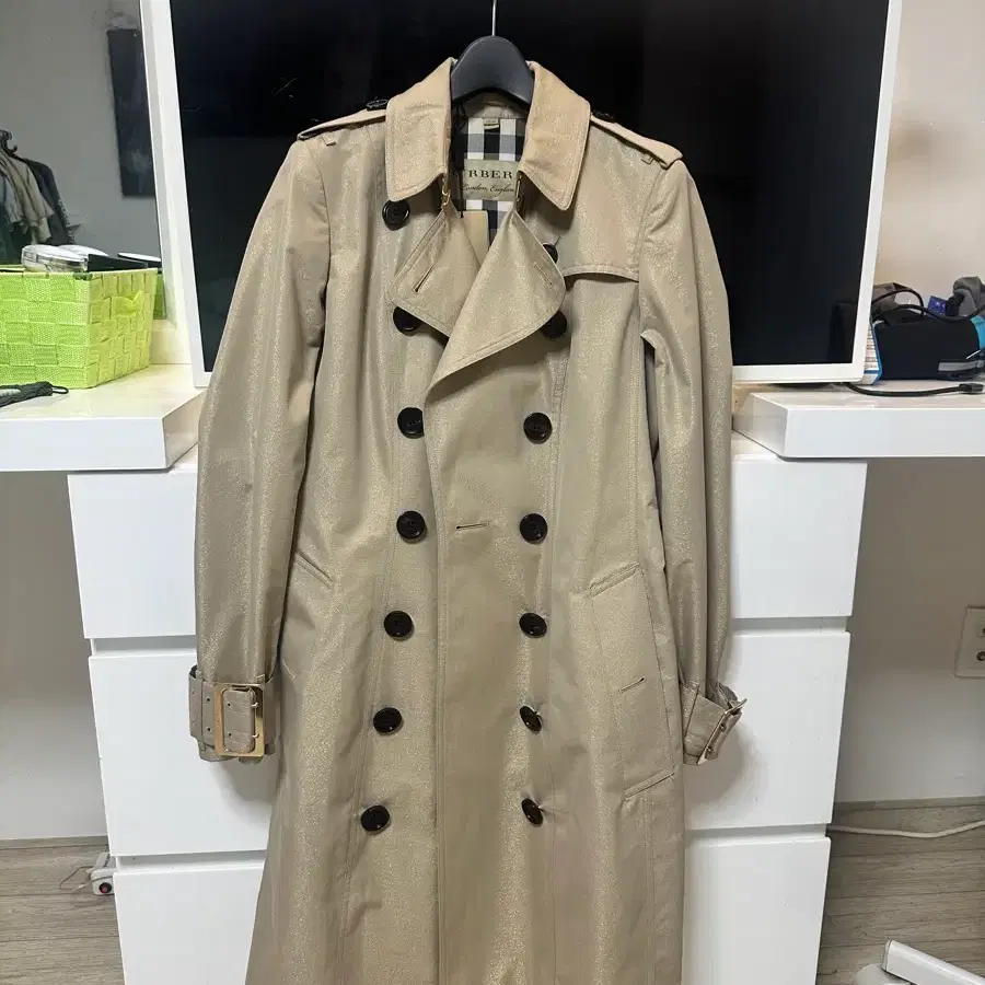 [미착용/택O] 버버리 샌드링엄 트렌치코트