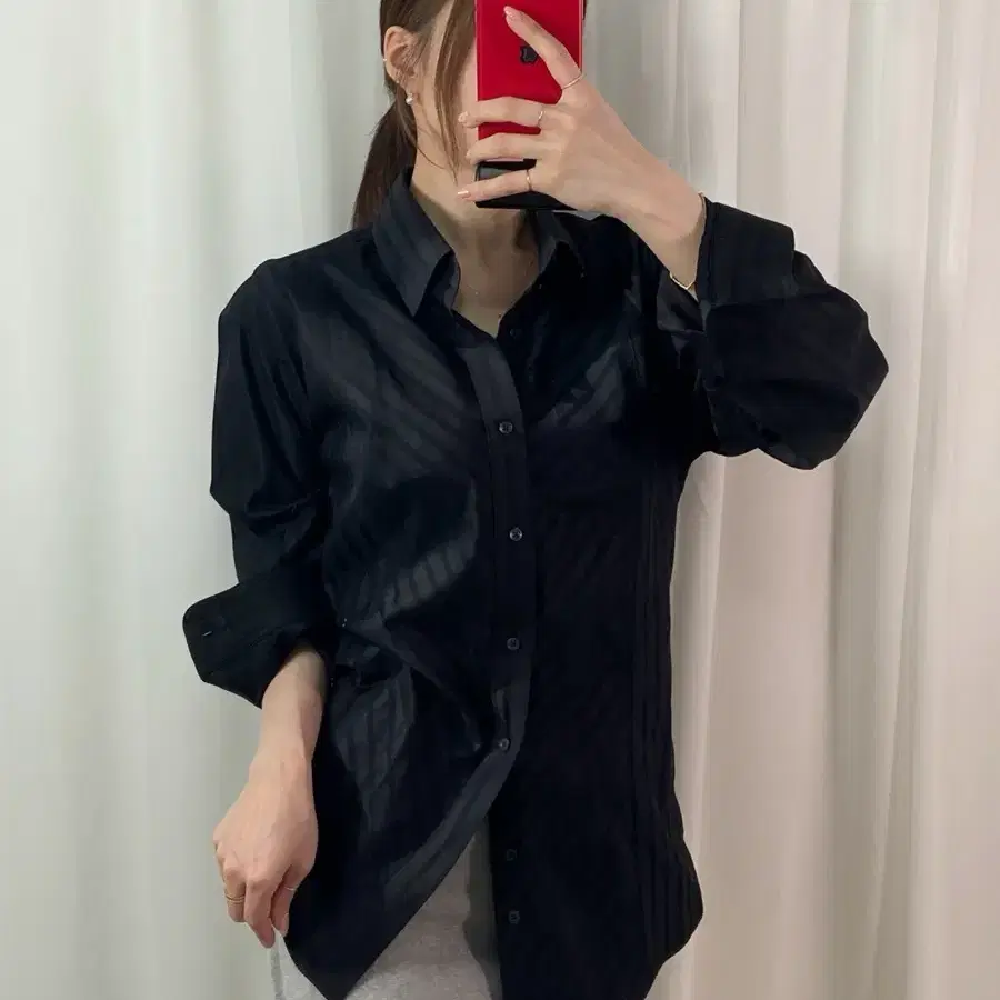 발렌시아가 스트라이프 셔츠